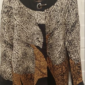 Nic + Zoe size L sweater coat